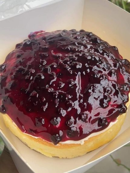 Souffle Cheesecake (Blueberry)