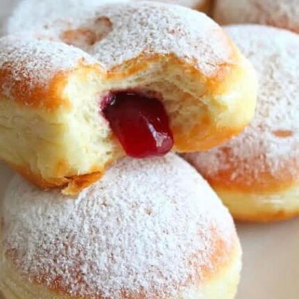 Strawberry Jelly Filled Doughnut